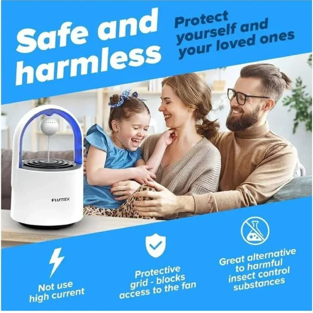 Indoor Mosquito Trap for Home House Fly Killer Indoor Bug Zapper for Home - Picture 3 of 3